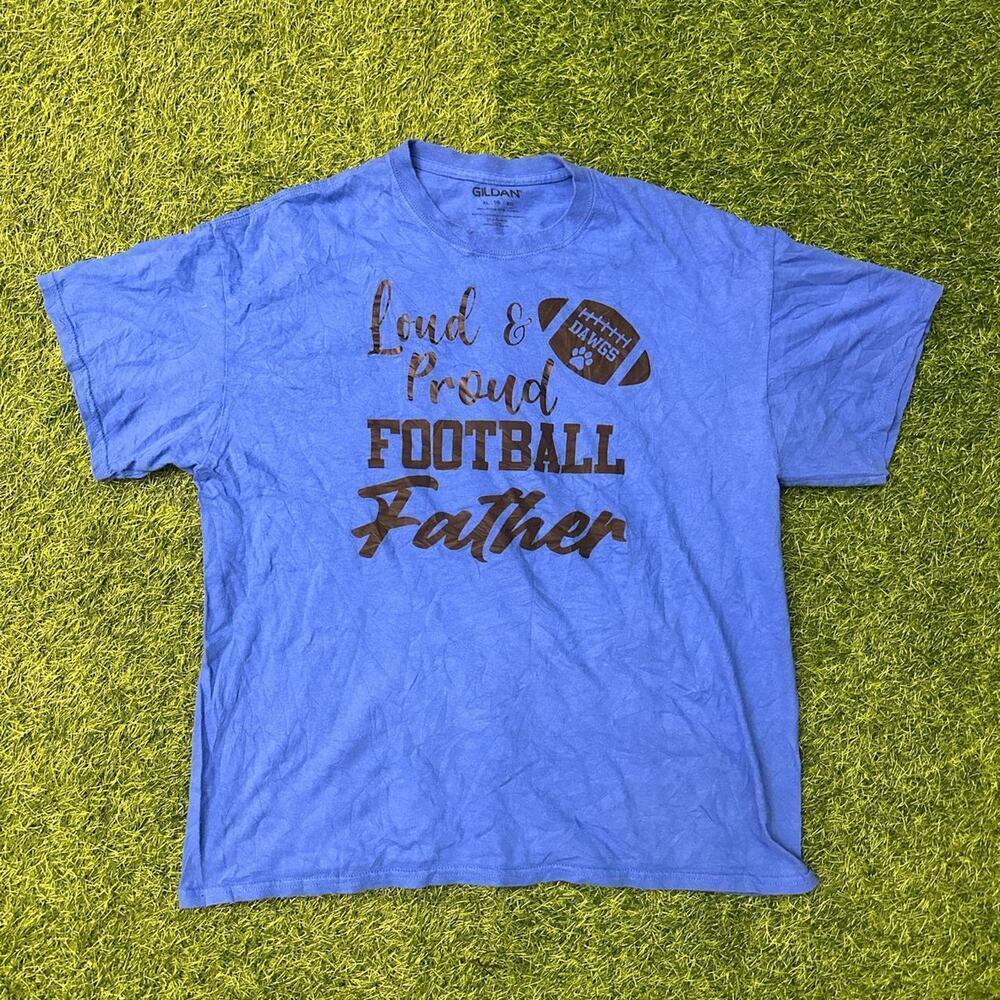 Proud Football Father Graphic Tee